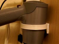 Hair dryer holder by Robo9