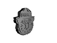 Smokey Bear Ashtray 2.0 by 3Dgoon