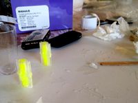 silicone mold for one way valve and pinch valve by alisonleanne