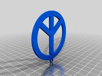 Peace key chain by h_donahoo