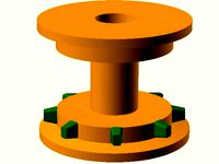 Guide roller for common film formats and also for SMD component tape feed. by spanner888
