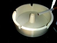 Customizable Ashtray with Cigarette-Extinguisher by zeus