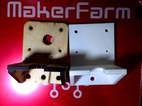 i3v 10" Prusa Makerfarm X-Carriage Stock Style by Saf