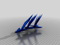 Left Key Wing Sculpture by Mattiegreen
