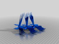 Right Key Wing Sculpture by Mattiegreen