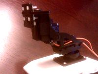 Raspberry Pi Camera Mount Pan-Tilt Adapter by JennaSys