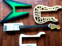 AMGP (Adapto Modular Guitar Pro) 3D Printable Guitar by RoyToreHofstad