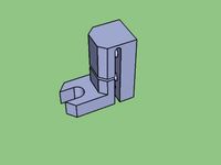 Laser projector Mirror mount by Jasonbriggs