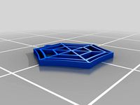 Spider Web Earring (Hexagon) by Griphyn