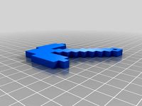 Minecraft Diamond Pickaxe by DevinWilcox