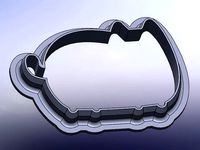Pusheen cookie cutter by coyoinu