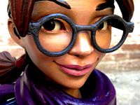 Bold Machines: Margo Main Character Model for The 3D Printed Movie by boldmachines