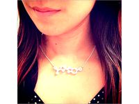 Luciferin Molecule Necklace by scicouture