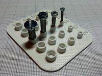Bolt Test Plate M2 M3 M4 M5 by DomoticX