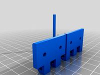 Door Hinge 3mm by thingiverse10