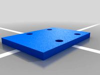 Sliding Latch Baseplate Remix by thingiverse10