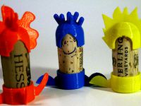 Cork Dorks: Weird Creatures Made From Corks by dadhoc