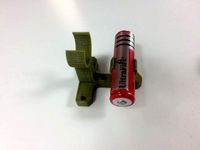 UltraFire Flashlight Holder 2.0 w/Spare Battery Holder - UPDATE by zduchene