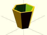 Parametric Pencil Holder / Portalapices Parametrico by Bioplastic3D