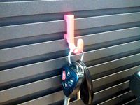 A customizable hook for our Cube Walls at work by TopHatHacker