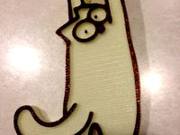 Door Stopper - derived from Simon's Cat Illustration by IdeaBeansNZ