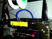 Makerbot 2X Replica Top Mount Spool Holder v1 by dmiles813