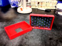 LED array holder (8x12cm board) by meter