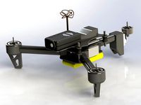 MicroTri Mini RC Tricopter (Multirotor) RchobbysUK by QuadFramesUK
