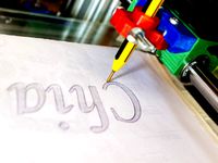 3D printer to 2D sketcher for Ormerod by One3di