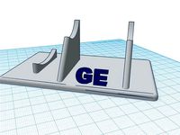 Original style stand with the addition of GE letters by codyspurlock