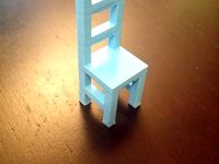 Miniature chair by Krounehom