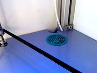 Leapfrog Creatr fan hole covering by theOrange