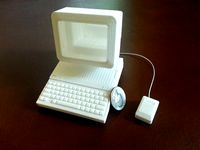 Apple IIc - 1/4 scale by option8