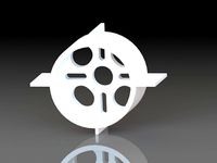 Flying wing FX61 engine support (more thickness) by PiPPi