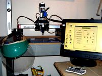Shapeoko 2 Raspberry Pi B+ Workstation by Shaputer