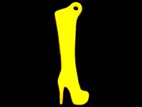 High heel boot keychains/earrings with Solidworks 2014 Source by DarkAlchemist