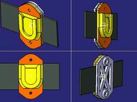 Support for DSLR or any camera - support pour appareil photo Reflex ou autres V3 by 3D_CC_design