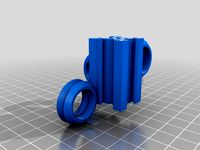 Aluminum Snowflake V-Slot V-Rail Design 20mm x 20mm by Atomist