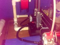 Printrbot Simple Metal filament tube feed system by chrisantoun14