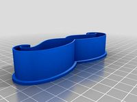 Moustache Cookie Cutter by I0NX