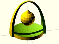 Crystal drop holder by 3cky