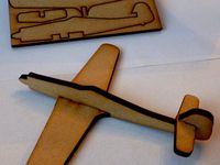 Lasercut FW190D Focke-wulf by Yngel