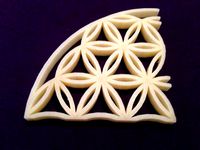 Flower of Life wall piece by Peda