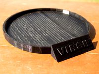 Water Bowl Stand for a Cat Named Virgie by AndrewSink