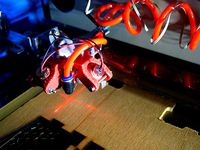 Dual line laser pointer holder for chinese laser cutter by joostn