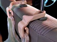 Car seatback trash bag hooks, longer by teejaydub