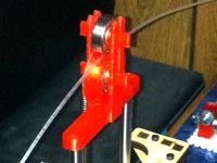 Printrbot Simple Filiment Guide and Z Axis Stabilizer with Bearings by ES0602
