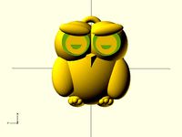 Owl pendant by RosieCampbell