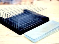 DIYBIO Microscope Slide Holder by sztech