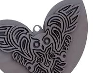 Celtic Owl - pendant/Keychain/earring  by arifsethi